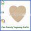 human heart shape unfinished die-cut wood heart cutout shapes