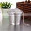 2 set of stainless steel 304 tea infuser cup with 2 bottom trays + 1 tea spoon