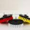 China Manufacturer Yellow Color Round Wheel Drill Brush for Cleaning