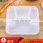 Wow unbelieveable 1000ml write disposable food containers 4 compartment with clear lid