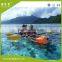 new water sport pc transparent clear bottom acrylic boat for sale