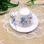 Haonai new style high quality new bone china flower cup and saucer