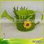 Flannelette Decorative New colored Metal Watering Can Flower Pot