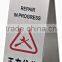 outdoor double sides steel parking stand
