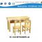 (HC-2407) Preschool double desk and chair, children desk and chair