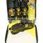 Yellow 1 x 10' Ratchet Tie Down Strap With S-Hook (Pack of 4)