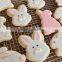 Novelty rabbit shape stainless steel cookie cutter custom mold design cookie press mold
