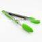 Green Mini Kitchen Standard Tongs Pasta Meat BBQ Grilling