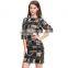 Open Back Club Lady Western Sexy Night Gold Sequin Dress Woman