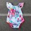 0-2 Years Old Baby Girl Floral Bodysuit Romper Outfits Sunsuit Clothes
