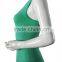 Womens polyester cotton yoga fitness singlet tank top