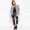 windproof fur fleece jacket woman for winter outdoor use customized
