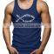  china printing cotton custom gym wholesale mens singlet