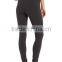 hot sales breathable spandex fabric Full-length pull-on leggings with wide elastic waistband