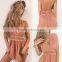 Party Hollow Out Lace Embroidery Jumpsuit Romper Summer Beach Backless Playsuit