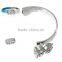 Half Bracelet Bangle Bar With Slider Hook Clasps Owl Halloween Silver Tone 5.8cm x3.2cm 11mm x7mm