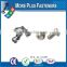 Taiwan M3 M12 M4-0.7 x 12mm DIN 965 Phillips Drive Flat Head Grade A2 Stainless Steel Machine Screw with Double Lock Washer Squa