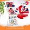 Haige promotional 100% Cotton flag printed beach towel Size 70*140CM