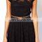 CHEFON Lace skater puffy short dresses