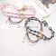 Fashion chocker necklaces black Lace choker necklace with chain