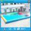 Top quality PVC inflatable float pool rental for hand boat