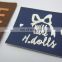 Waterproof sewing fabric woven clothing labels with custom design