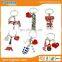 Combined types souvenir keychain tourist gifts keyring