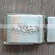  supply reversibale belt buckle/custom printed logo buckle and belt tips for man