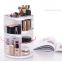 Wholesale black 360 spinning rotating makeup stand organizer cosmetic storage display rack