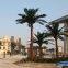 new natural design high artificial palm tree with true palm tree bark