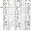 Luxury European Style White Embroidery Sheer Fabric Window Curtain