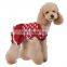 Red Heart Dog Sweatshirt Pet Clothes Knitwear Dog Sweater Dresses