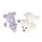 Manufacturer wholesale cute bear squeak soft dog PV plush toys