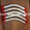 Lightweight pipe fittings electrical rigid aluminum conduit elbow with UL6A standard