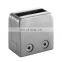 Stainless Steel 45 Degree Retainer Clamp Rail Alloy Glass Connector Corner Clip