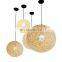 Hot Sale Modern Rattan Pendant Lamp Cotton Home Lighting from Zhongshan
