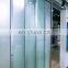 High quality tempered glass exterior glass door with aluminum frame