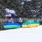 Inflatable Rush Snow Tube For Winter Sports Heavy Duty Inflatable Snow Sledge Tube