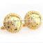 Gold Medusa Greek Mythology Protectres?s Novelty Wedding mens Cufflinks