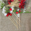 Custom Disposable Colorful Bead Bamboo Cocktail Pick Skewer for Camping, Party, Wedding