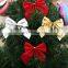 12 Pcs/Lot New Year Christmas Door Decoration Bowss For Home Bow Tie Sequin Bows Christmas Tree Ornaments Gift Bows