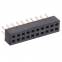 Denentech 1.27mm Pitch H3.40mm Doul Row Straight DIP Pins Custom Type Female Header Connector