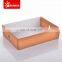 Disposable custom printed takeaway big kraft paper food platter box