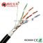 factory price  high speed ftp/stp cable network cable shielded 24awg cat5e communication cable