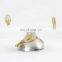 white marble tray with gold plated handle