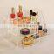 2 Drawers Countertop Box Acrylic Cosmetic Organizers Holder