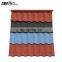 High quality stone chip coated steel roof tile roofing accessories stone coated roofing tiles