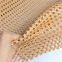 Mesh rattan decoration material plastic PVC PE hollow rattan mat hexagonal rattan mesh furniture ceiling veneer