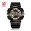 OHSEN AD1803  Men Digital+Quartz Watches 30M Water Resistant LED Digital Plastic Wristwatch