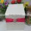 New Coming Cheap White Lace Decor Wedding Invitation Cards with Ribbon